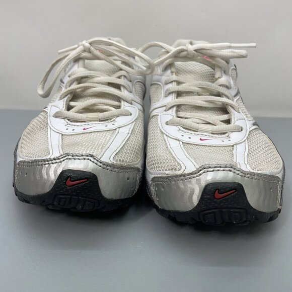 Nike Reax Run 5 Sneakers Shoes Running Training Athletic Silver White Womens 8 - Picture 4 of 14